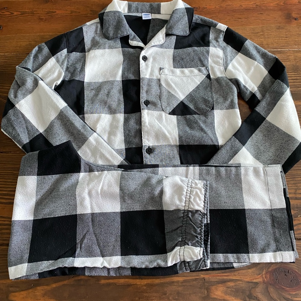 Girls Old Navy Flannel Pajamas Size 10-12